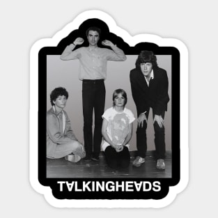 Vintage 80s Talking Heads Sticker